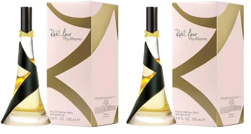 Rihanna RebL Fleur 3.4 Ounce Eau De Parfum Spray (Pack of 2)