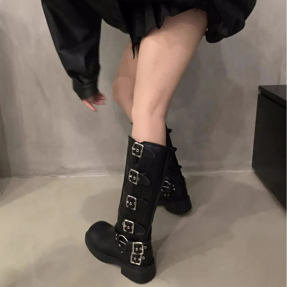 Amano Women's Over-the-Knee Leather Western Boots