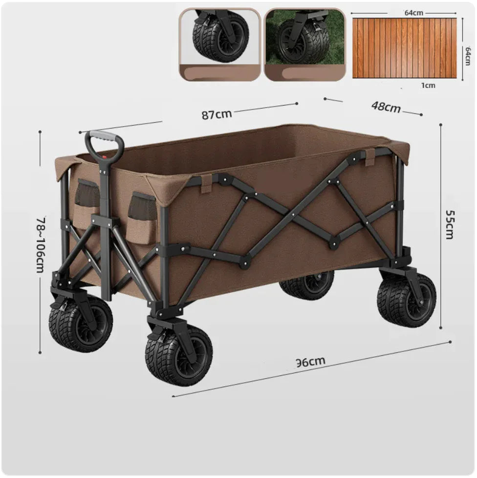 Foldable Outdoor Camping Cart