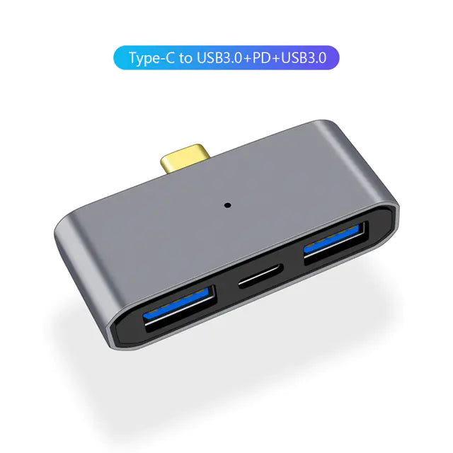 3-in-1 Type C Docking Station with USB 3.0 and OTG
