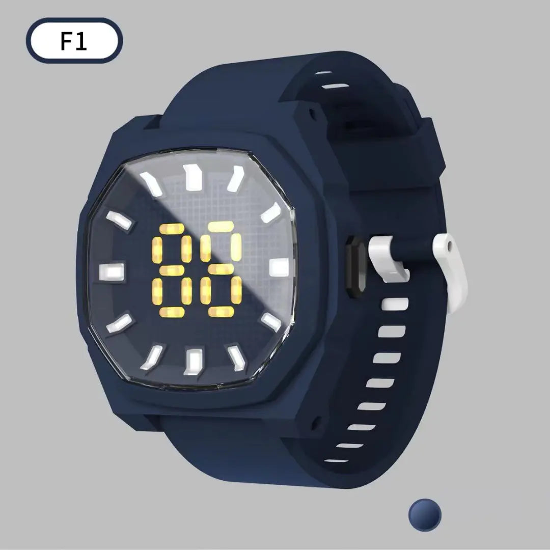 LED 3D Digital Sports Kids F1 Watch