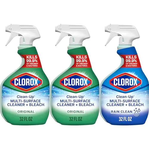 Clorox Clean-Up Cleaner + Bleach1 Value Pack Household Essentials 32 Fl Oz Each Pack of 3