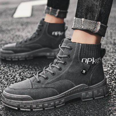 Men's Fashion High Top Martin Boots - New Style