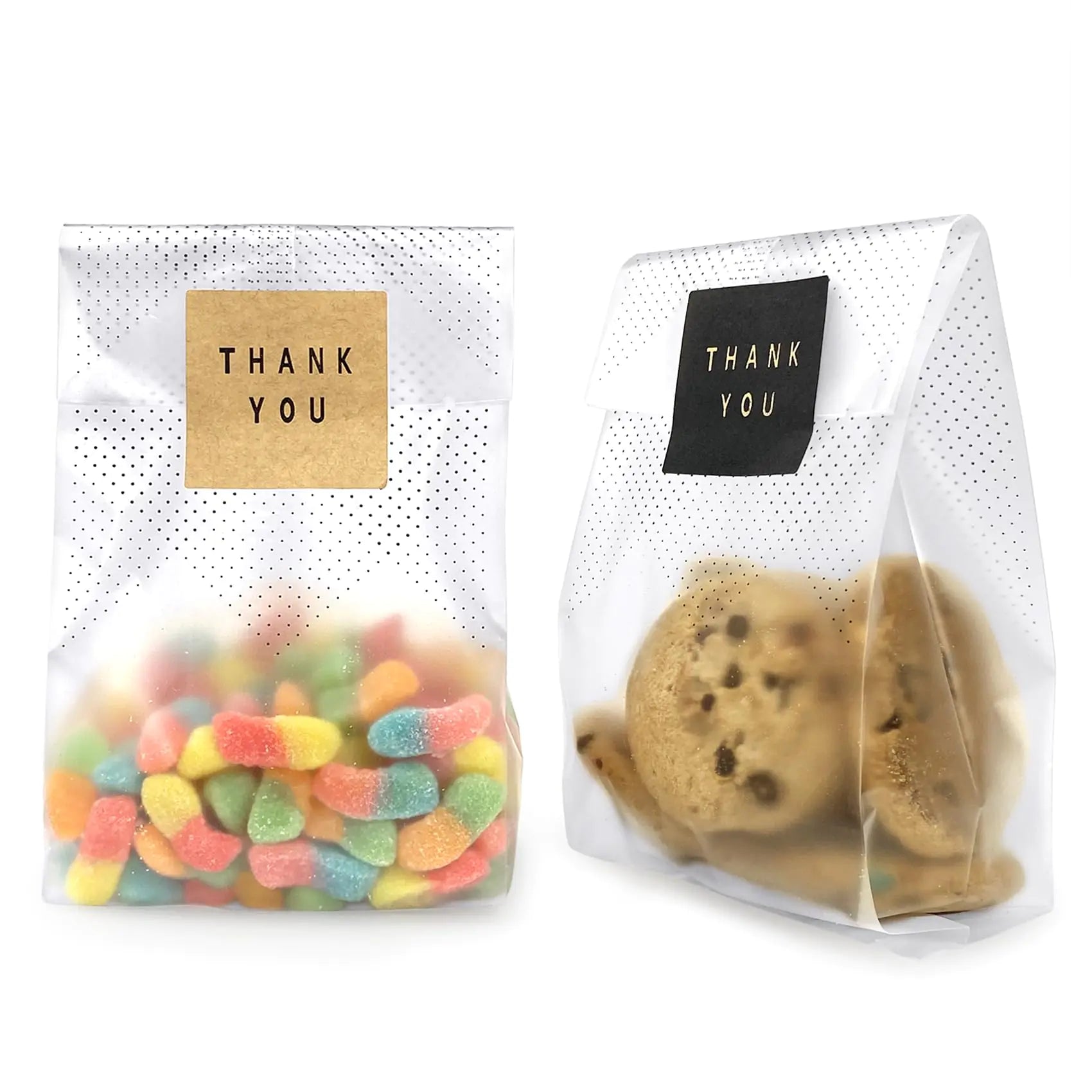 Cookie Bags Cellophane Treat Bags Muffin Bags Dessert Bags Baked Goods Bags Translucent plastic bags for Candy Cake