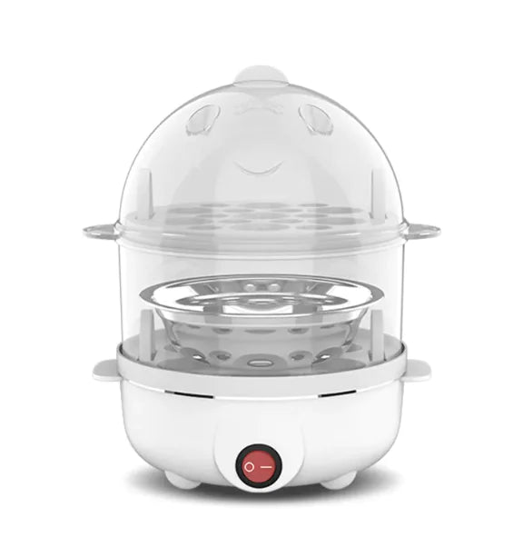 Double-Layer Stainless Steel Egg Poacher – Multifunctional Mini Cooker