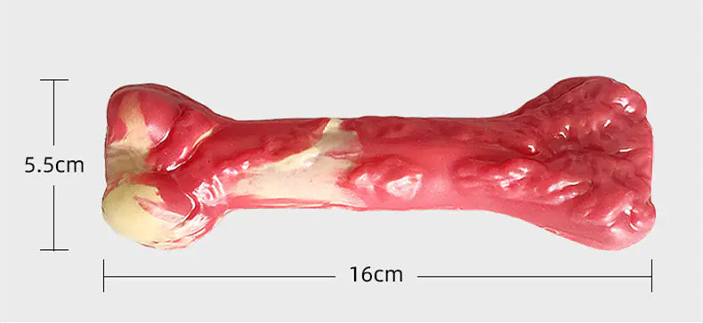 Large Bite Resistant Rubber Dog Chew Toy Bone