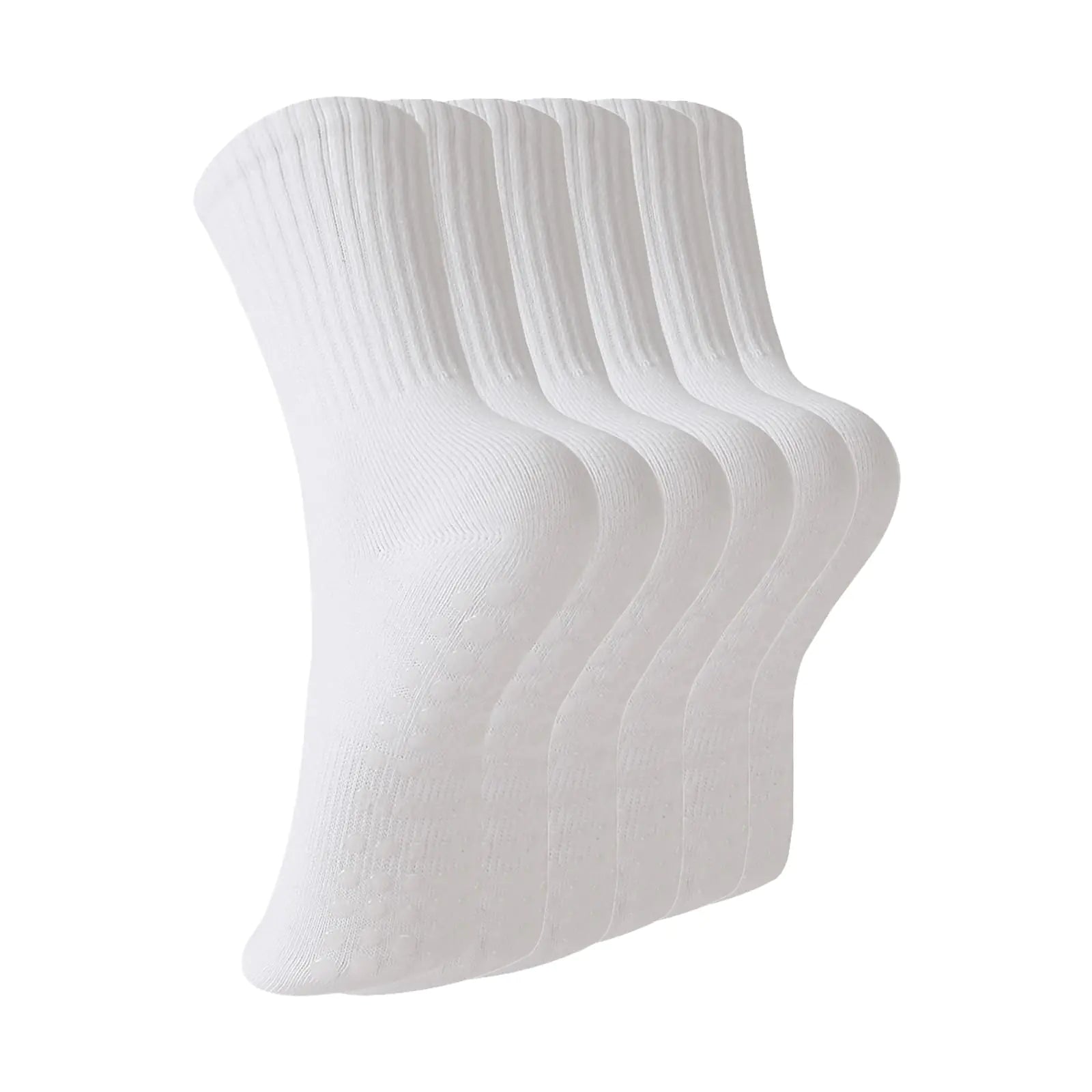 BONANGEL Pilates Socks with Grips for Women Yoga Socks 3 Pairs Womens Ballet Gym Athletic Socks