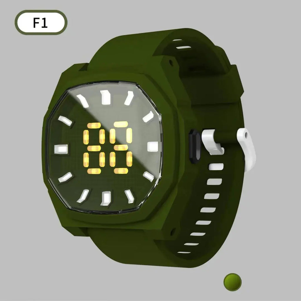 LED 3D Digital Sports Kids F1 Watch