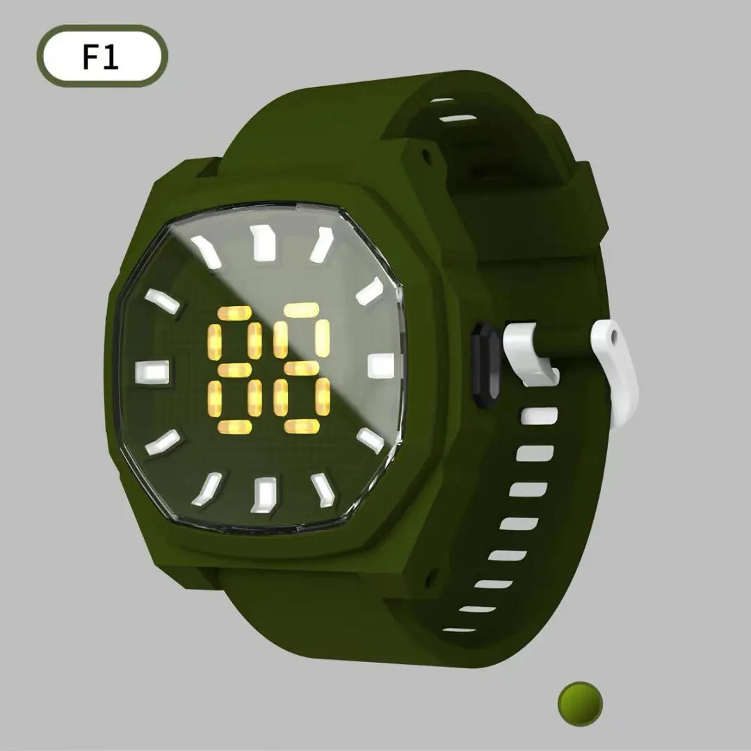 LED 3D Digital Sports Kids F1 Watch