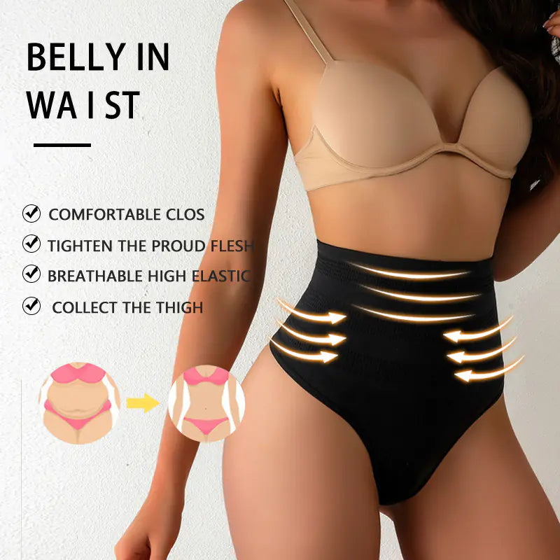 High-Waisted Tummy Control Thong for Women