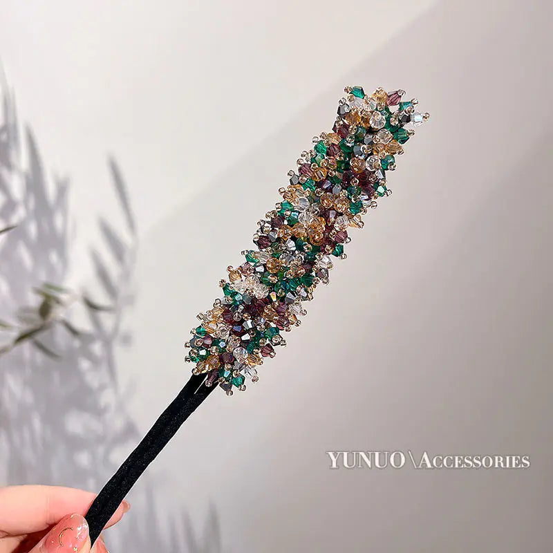 Crystal Hair Bun Maker for Easy Hairstyles (Women)