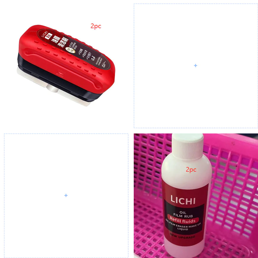 Car Glass Oil Film Cleaning Brush
