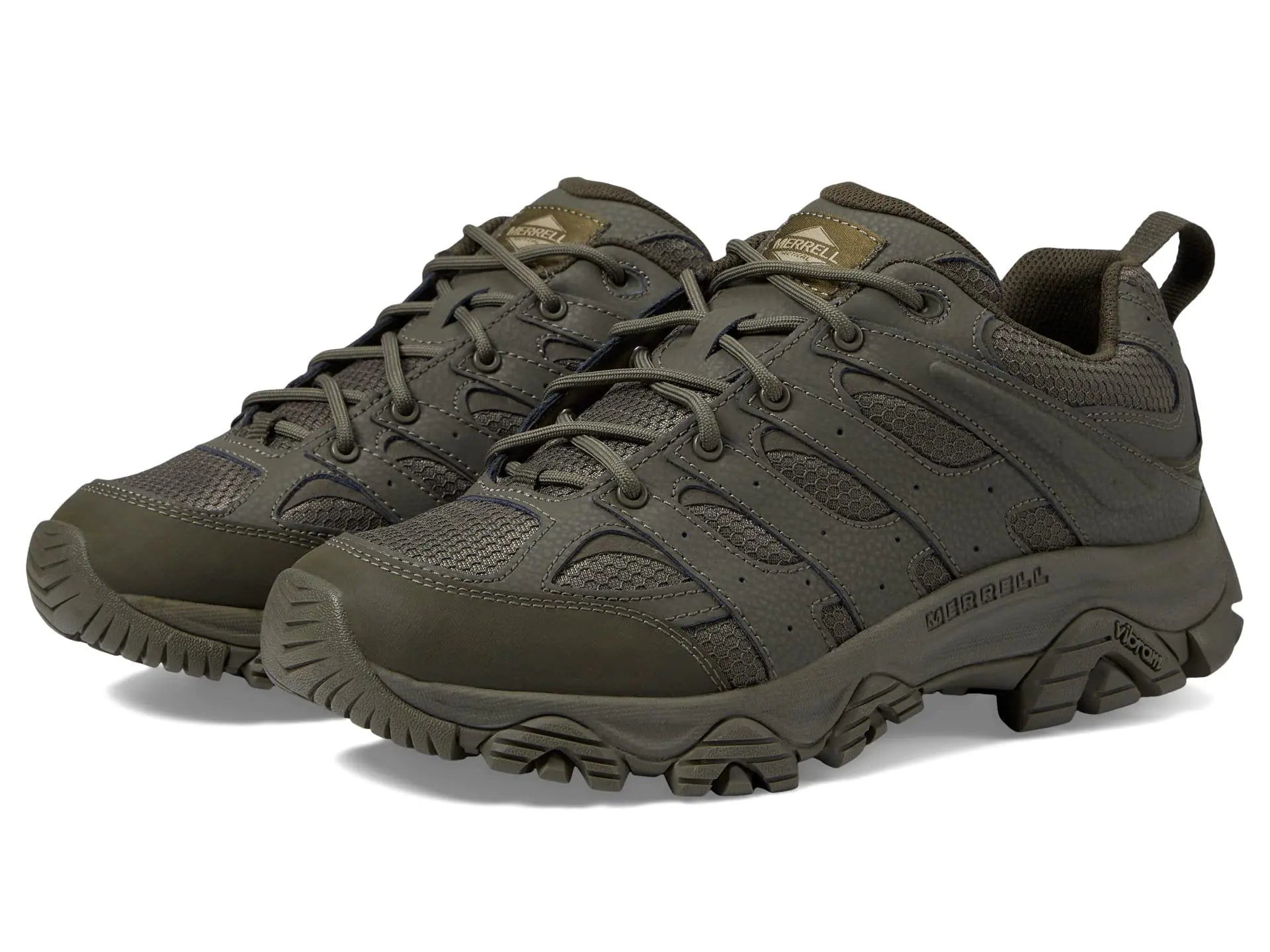 Merrell Mens Moab 3 Tactical Industrial Shoe Dark Olive 6.5