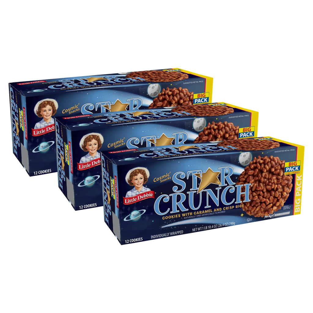 Little Debbie Star Crunch Big Box (3 Boxes)