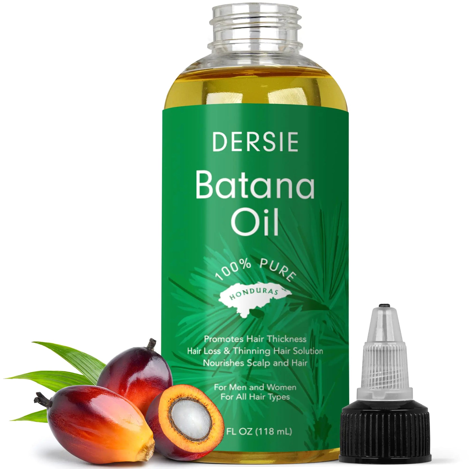 Batana Oil: Raw Batana Oil - Hair Oil from Honduras - 4 FL OZ