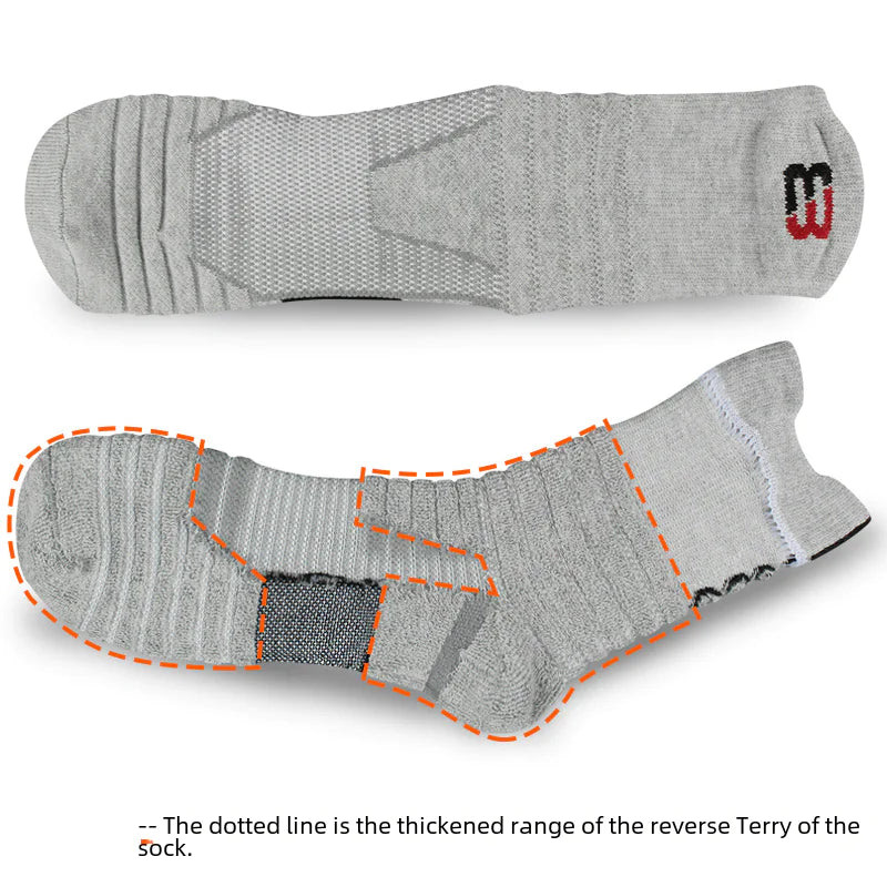 Elite Basketball Socks for Men and Women, Thick Sport Socks
