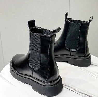 Men's High-Top Thick-Soled Martin Boots for Every Look