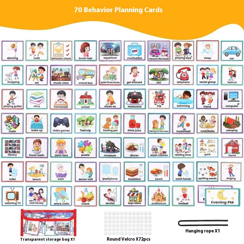 Children's Visual Schedule Chart