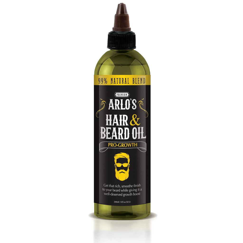 Arlos Pro-Growth Hair and Beard Oil 8 oz. - Hair Oil Mustache Oil and Beard Oil Growth