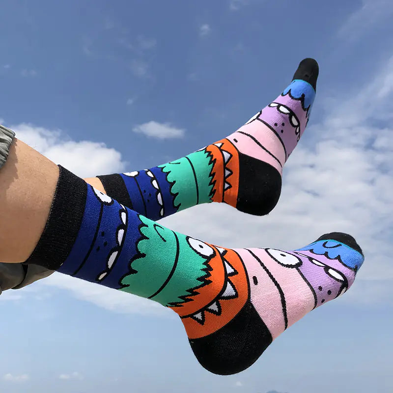 GT Monster Cartoon Street Style Mid-Calf Socks