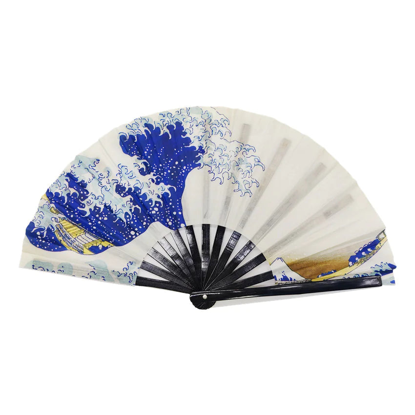 Fluorescent Bamboo Hand Fan