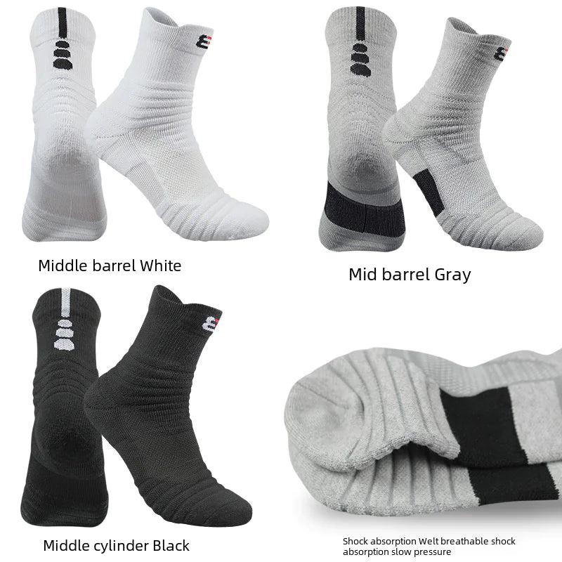 Elite Basketball Socks for Men and Women, Thick Sport Socks