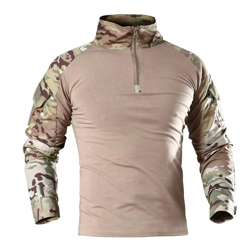 ANTARCTICA Mens Long Sleeve Tactical Shirt T-Shirt Mens Military Rapid Assault Army Combat Rapid Assault Slim Fit