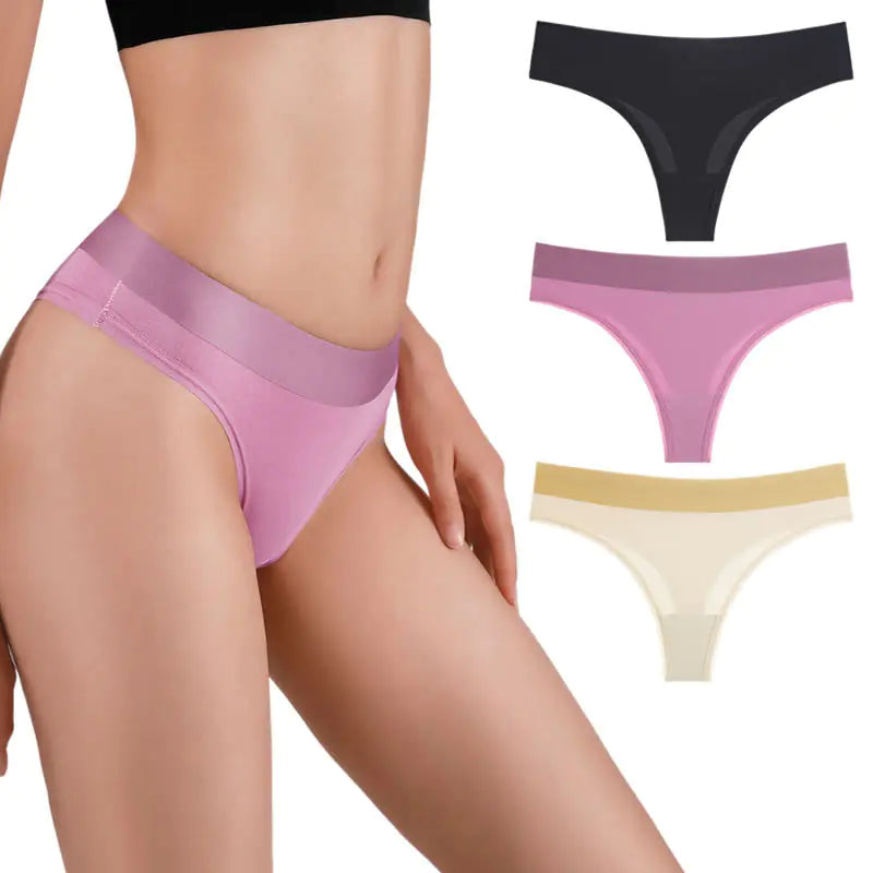 High-Elastic Women's Tummy Control Thong Underwear