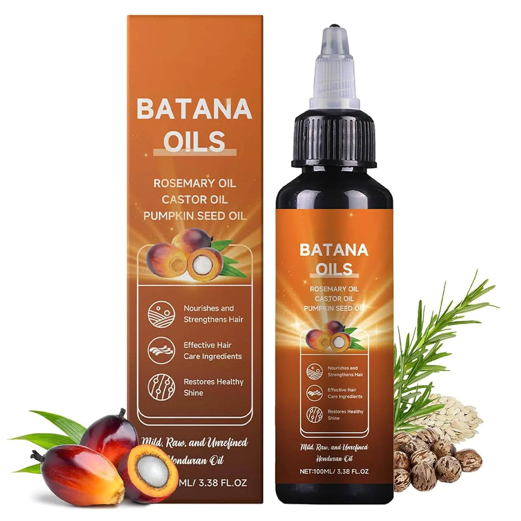 Batana Oil Rosemary Oil Castor Oil Pumpkin Seed Oil 4-In-1 Liquid Batana Oil for Hair Growth Liquid Batana Oil 100ml/ 3.38 fl.oz (1)