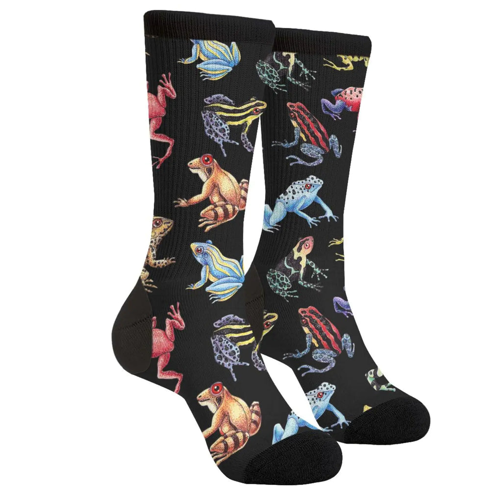Mens Novelty Funny Frog Socks Crazy Socks Fashion Casual Socks