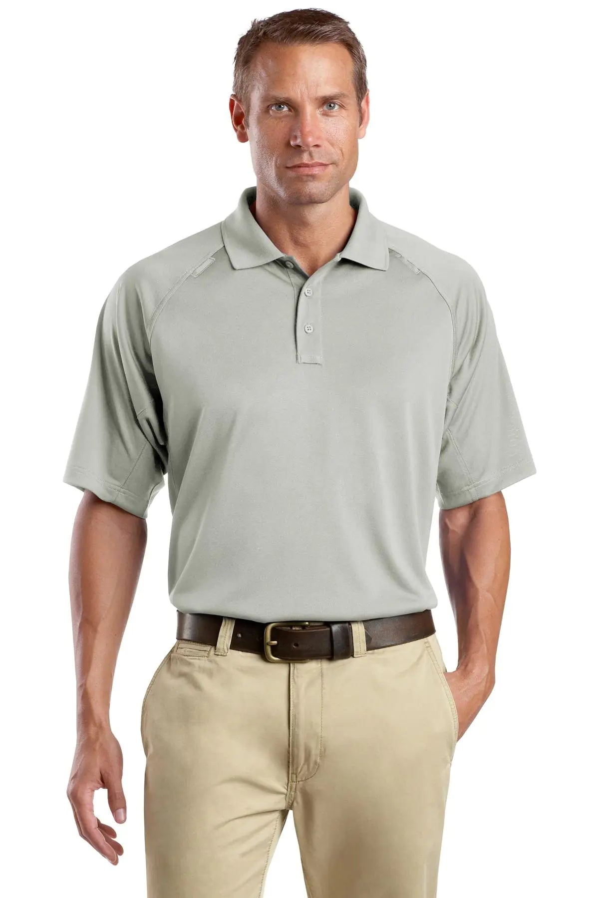 Cornerstone Mens Select Snag Proof Tactical Polo 3XL Light Grey