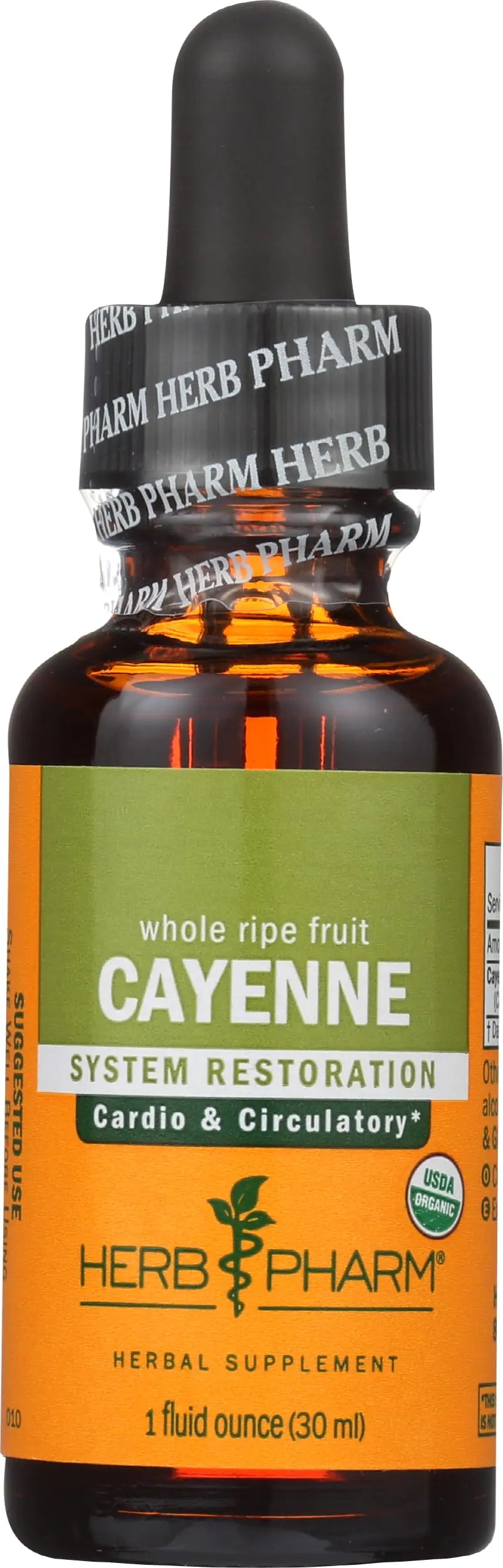 HERB PHARM Organic Cayenne Extract 1 FZ