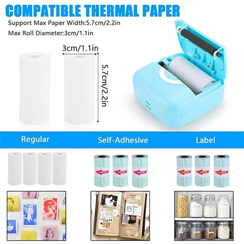 C13 Self-adhesive Label Printer Can Be Connected To Bluetooth