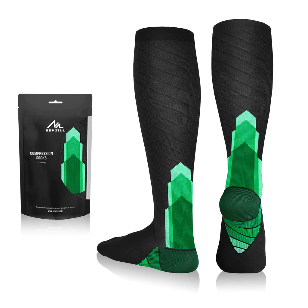 NEWZILL 2024 Medical Compression Socks for Women & Men Circulation 20-30 mmHg Best for Running Athletic Nursing