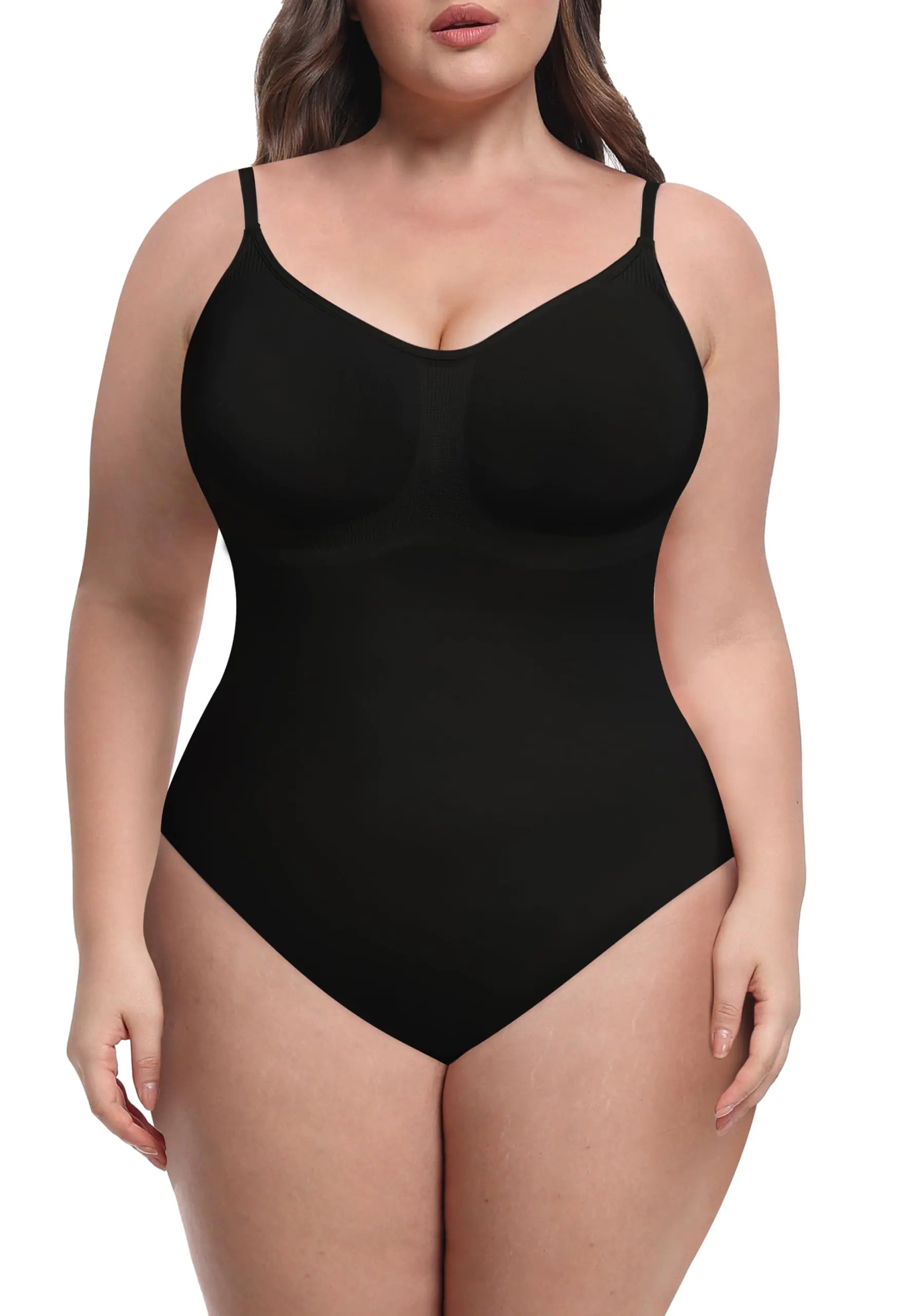 MIRITY Ultimate Comfort Tummy Control Shapewear Bodysuit - Seamless Slimming Thong Body Shaper