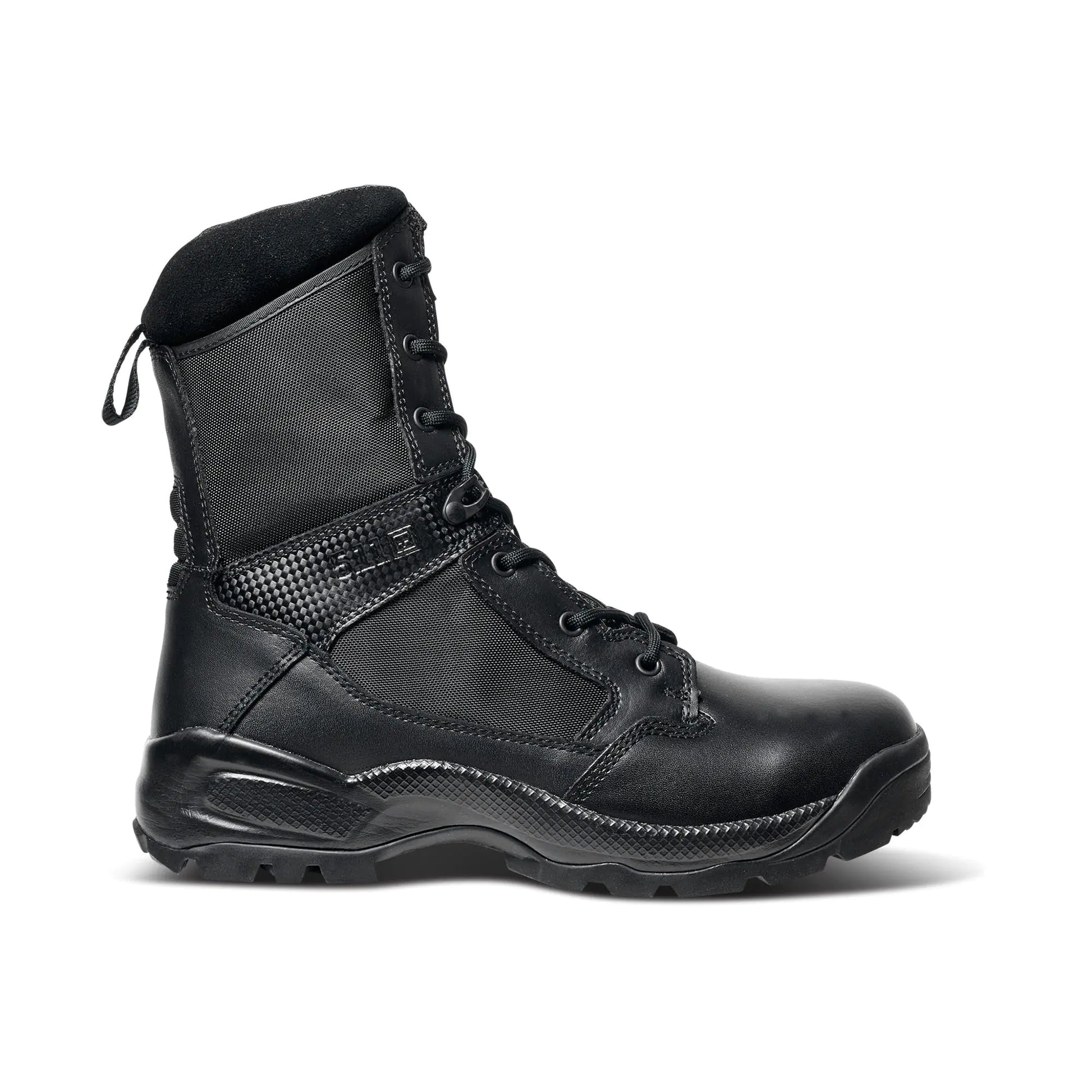 5.11 Tactical Mens Military Combat Boots Side-Zip Black 12 Wide Style 12391ABR