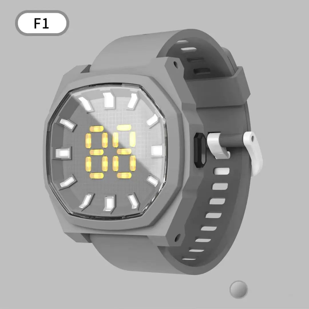 LED 3D Digital Sports Kids F1 Watch