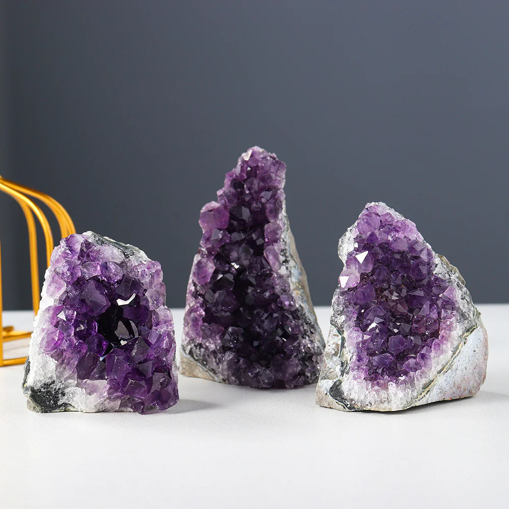 Natural Amethyst Cluster Decoration