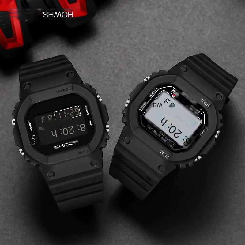 Men's Military LED Digital Sports Running Stopwatch Watch