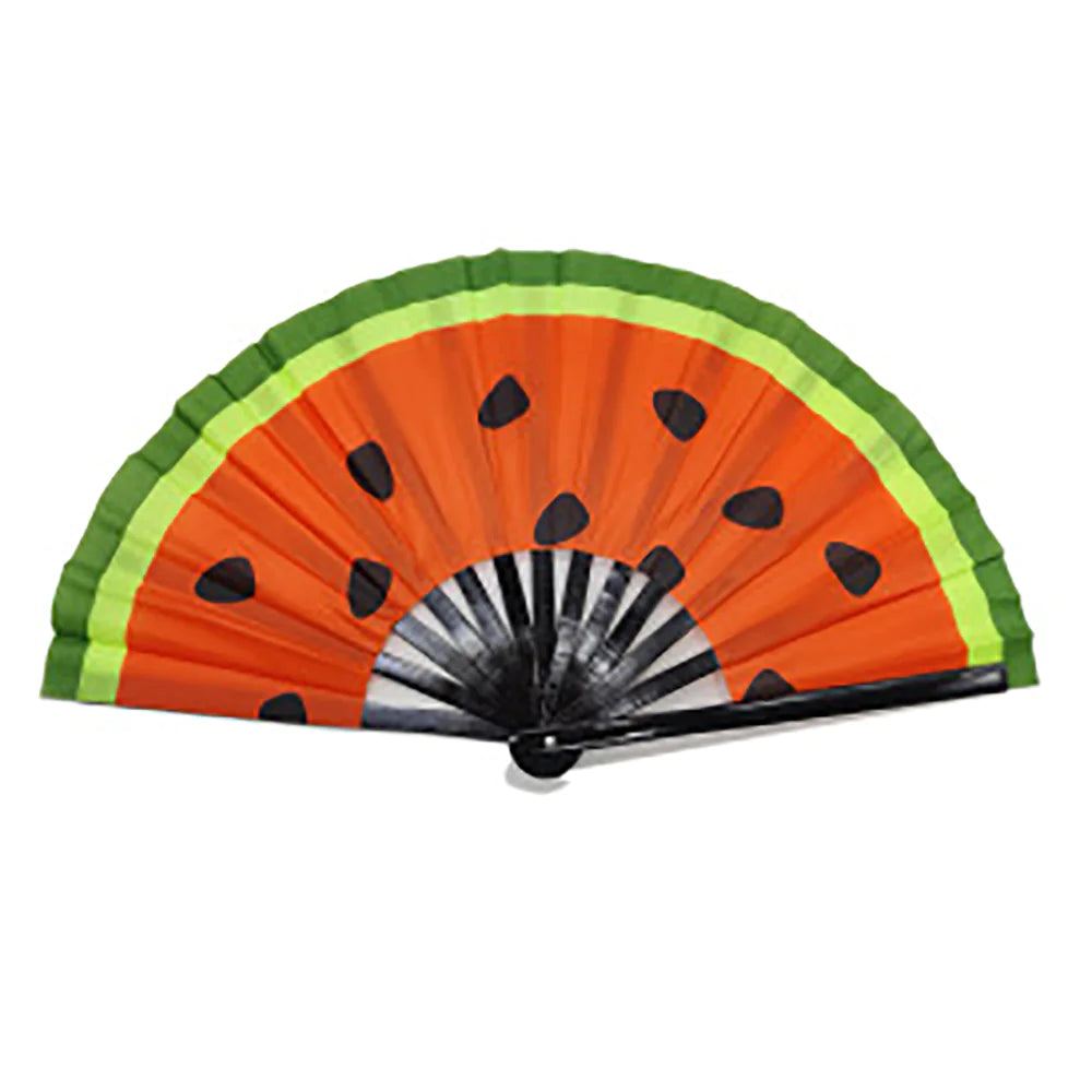 Fluorescent Bamboo Hand Fan