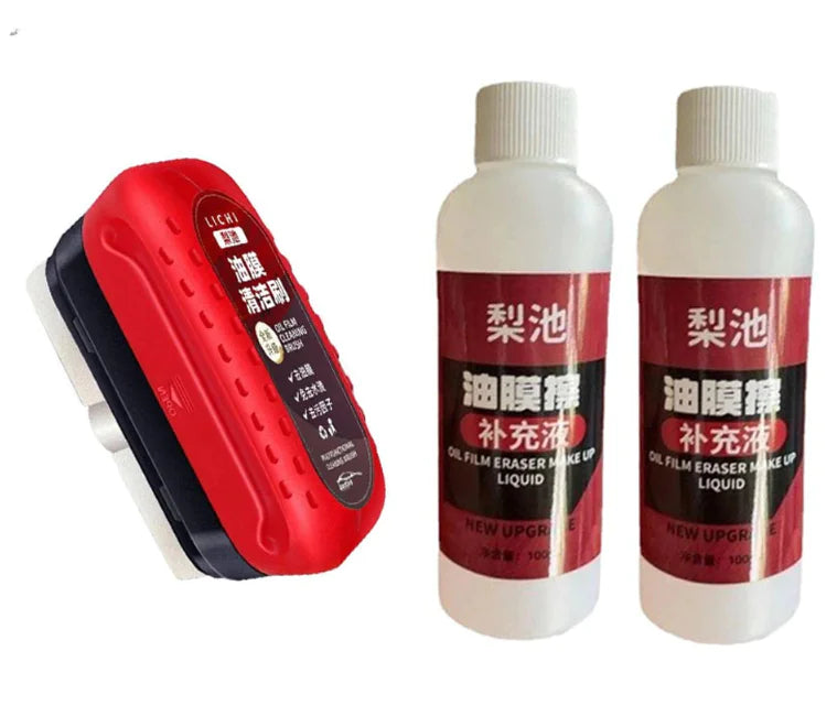Car Glass Oil Film Cleaning Brush