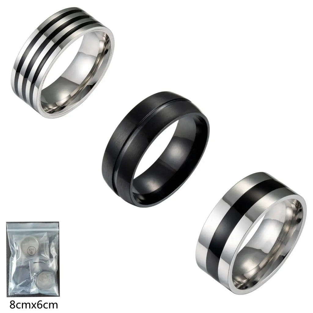 Fashion Stainless Steel Oil Dropping Ring Accessory